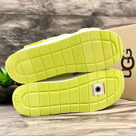 NIB UGG Nella Slingback Platform Sandal 7.5 38.5 Pollen Mesh - Picture 9 of 12